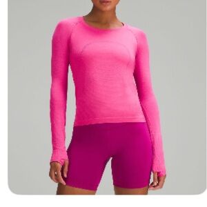 Pink swiftly tech long sleeve